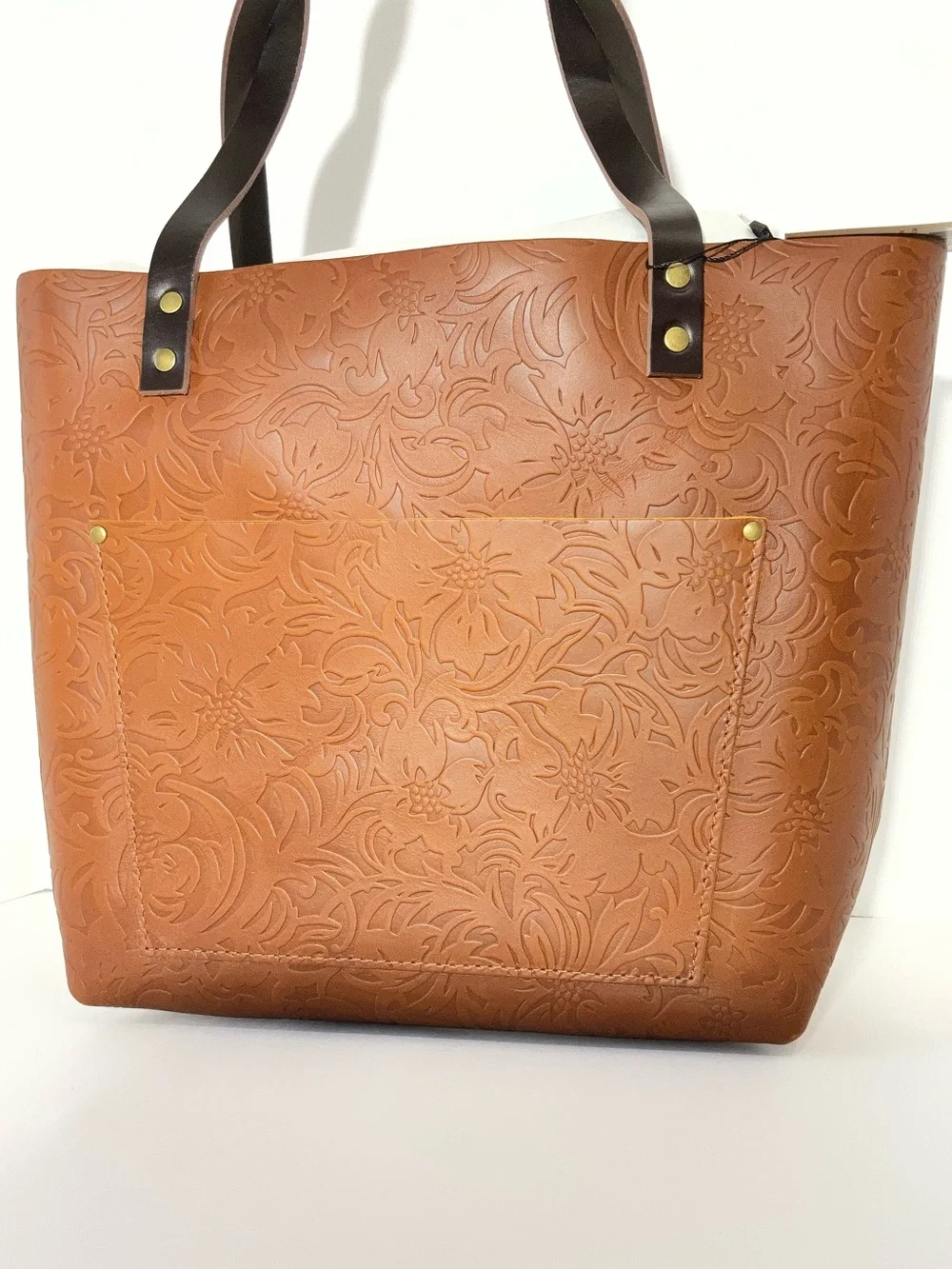 Portland Leather Goods Large Classic Tote in Meadow-NEW